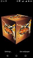 Kali Maa 3D cube Live WP capture d'écran 1