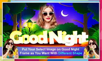 Good Night Dual Photo Frames Affiche