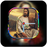 Jesus Clock Live Wall Paper icône