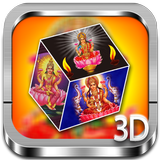 Lakshmi Maa 3D cube Live WP icône