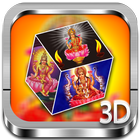 Lakshmi Maa 3D cube Live WP أيقونة