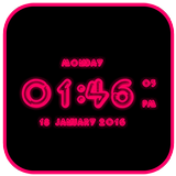 Neon LED Digital Clock icon