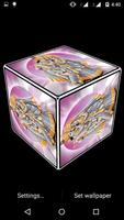 Radha Krishna 3D cube Live WP Affiche