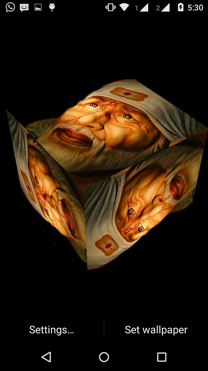 Sai Baba 3D cube Live WP APK per Android Download