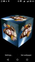 Shiv 3D cube live wallpaper 스크린샷 1