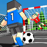 ikon Sepak Bola Jalanan Kubik 3D