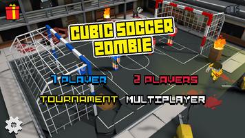 Poster Cubic Zombie Soccer 3D