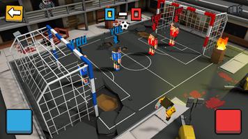 Cubic Zombie Soccer 3D captura de pantalla 2