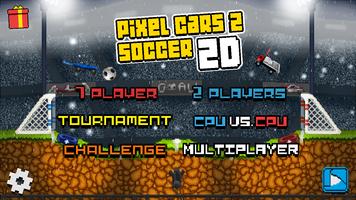 Pixel Cars 2 Soccer पोस्टर