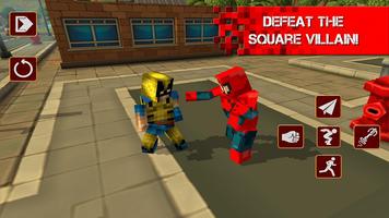 Cube Spider vs Cube X-Hero スクリーンショット 1