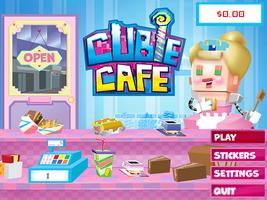 Cubie Cafe Affiche