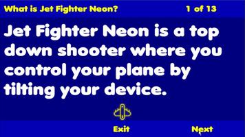 Jet Fighter Neon capture d'écran 1