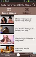 Curly Hairstyles VIDEOs Steps screenshot 1