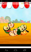 cut fruit game Affiche