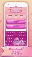 Cute Couple In Love Keyboard capture d'écran 3