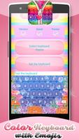 Color Keyboard with Emojis ภาพหน้าจอ 3