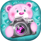 Cute Bear Photo Collage ไอคอน