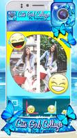 Cute Girl Collages Pic Frames syot layar 1