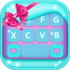 Cute Girl Keyboard Themes آئیکن