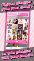 Cute Girl Photo Collage Maker - Picture Editor capture d'écran 1