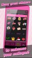 Cute Girl Photo Collage Maker - Picture Editor capture d'écran 3