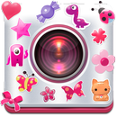 Cute Girl Stickers Photo Booth APK