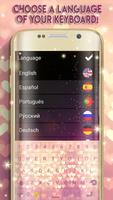 Cute Rose Gold Keyboard পোস্টার