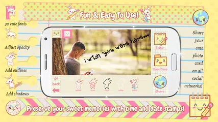 Cutie Text on Pics: Photo Edit APK download