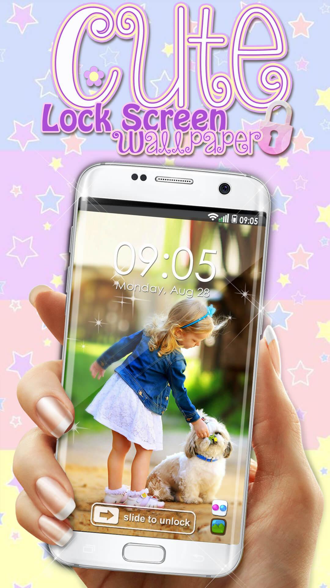 Android 用の 女の子ロック画面 壁紙 かわいい スクリーンセーバー Apk をダウンロード