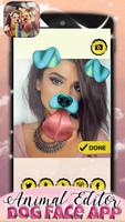 Animal Editor-Dog Face App Affiche