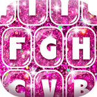 Pink Glitter Keyboard for Girls icon