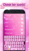 Pink Glitter Keyboard for Girls capture d'écran 2