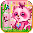ベビーピンクパンダキーボードテーマ APK