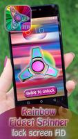 Rainbow Fidget Spinner Lock Screen HD screenshot 2