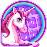 Cute Unicorn Emoji Keyboard آئیکن