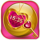 キーパッドロック画面ジッパー 可愛い APK
