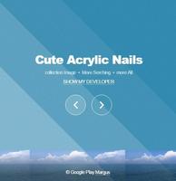 Cute Acrylic Nails Affiche