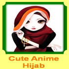 Cute Anime Hijab Wallpaper HD ikon