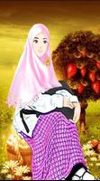 Cute Anime Hijab Wallpaper HD syot layar 3