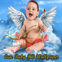 귀여운 아기의 HD 벽지 포스터