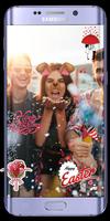 Swap Cat & Dog Four Face - Collage Sticker Photo Affiche