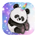 Manis Panda Unicorn - Stiker APK