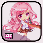 Cute Anime Pink wallpapers icon