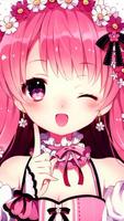 Cute Anime Pink wallpapers syot layar 1