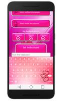 ♥ Cute Pink Keyboard ♥ screenshot 3