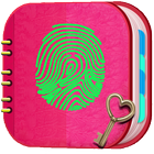 Cute Secret Diary With Fingerprint Lock icône