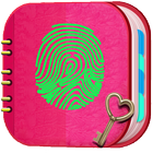 Cute Secret Diary With Fingerprint Lock biểu tượng