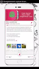 Cute Secret Diary With Fingerprint Lock APK download