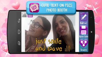 Cute Text on Pics Photo Booth screenshot 1