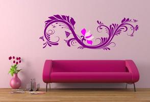 Cute Wall Painting Design Affiche